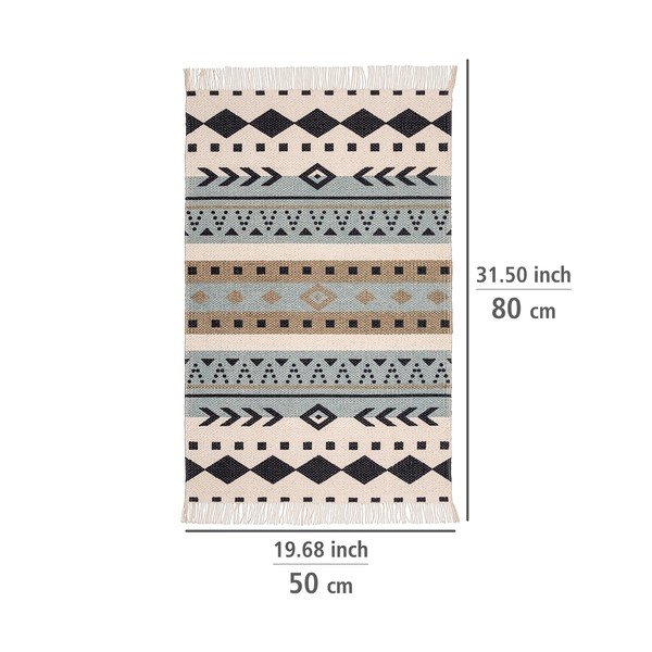 Tappeto da bagno in cotone riciclato , 50 x 80 cm Bere - Wenko-image-3