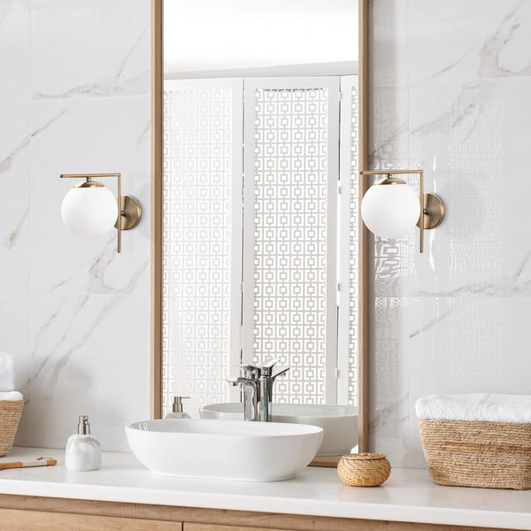 Lampada da parete bianca/dorata ø 15 cm Antique – Opviq lights-image-2