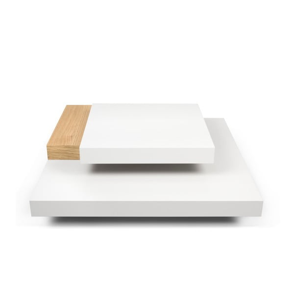 Tavolino bianco 90x90 cm Slate - TemaHome