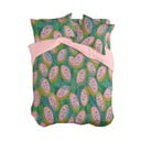 Copripiumino verde e rosa per letto singolo 140x200 cm Papaya - Aware