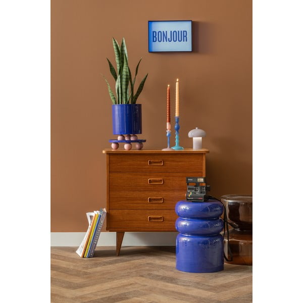 Vassoio decorativo in metallo ø 25 cm Double Funky – PT LIVING-image-1