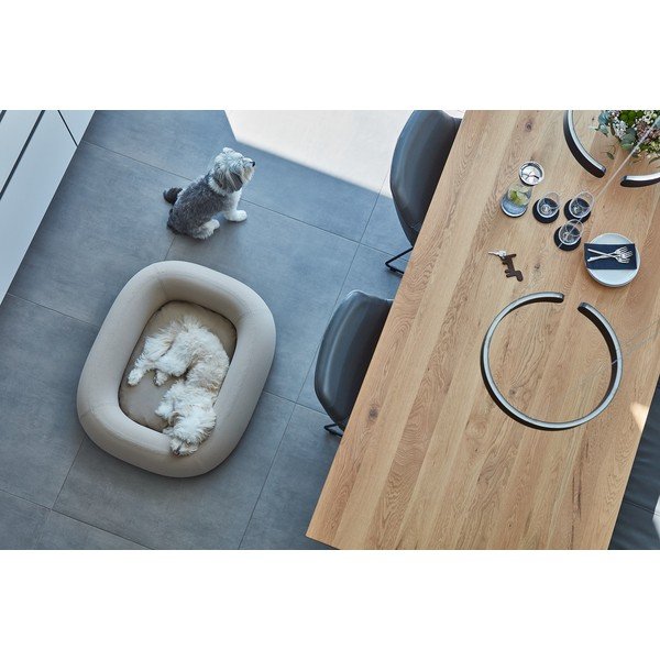 Cuccia marrone chiaro per cani 76x93 cm Barca Taupe S/M - MiaCara-image-3