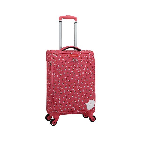 Valigia rosa su 4 ruote Lollipops Rubby - LOLLIPOPS-image-1