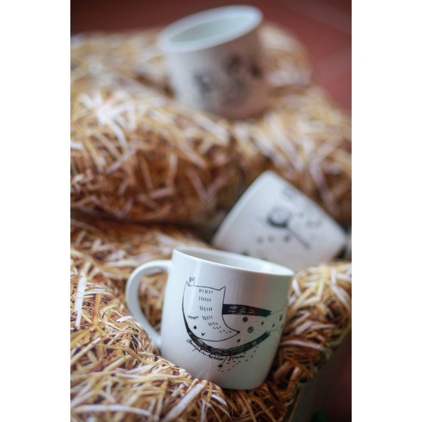 Tazza bianca in porcellana 260 ml Domov tu – Bonami-image-4