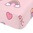Lenzuolo con angoli per bambini rosa per culla 70x140 cm Forever Together – Catherine Lansfield