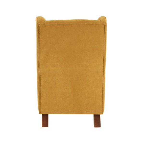 Poltrona gialla Bruno Velor - Max Winzer-image-2