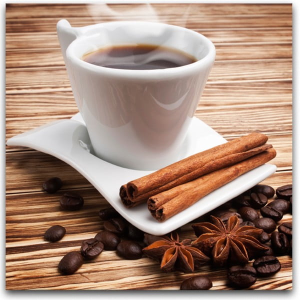 Immagine su tela, 30 x 30 cm Glasspik Caffè II - Styler-image-2