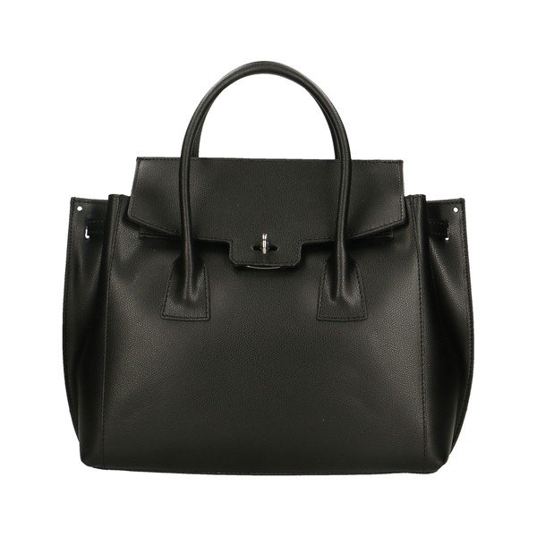 Borsa in pelle nera - Chicca Borse