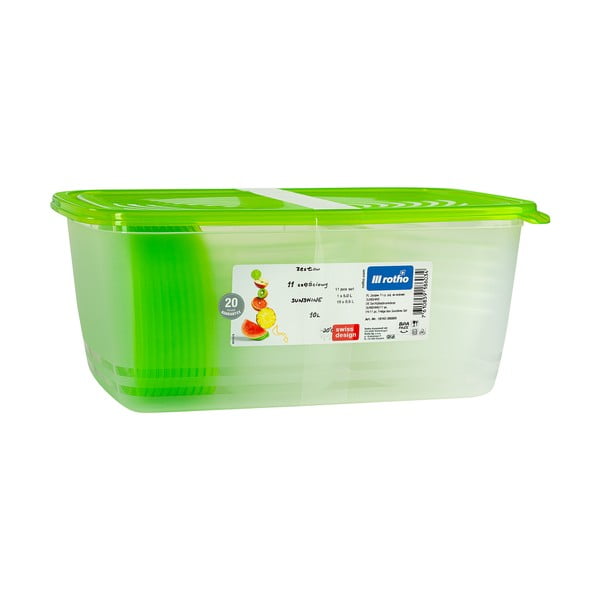 Set di 11 scatole per alimenti Sunshine - Rotho-image-3