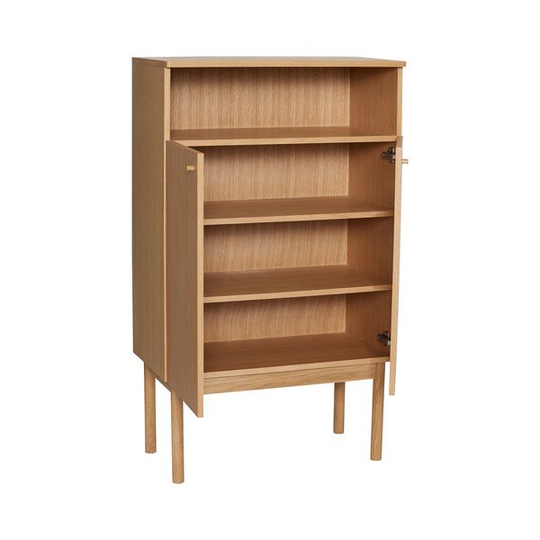 Mobile colore naturale effetto rovere 80x135x42 cm Ulterior - Hübsch-image-2