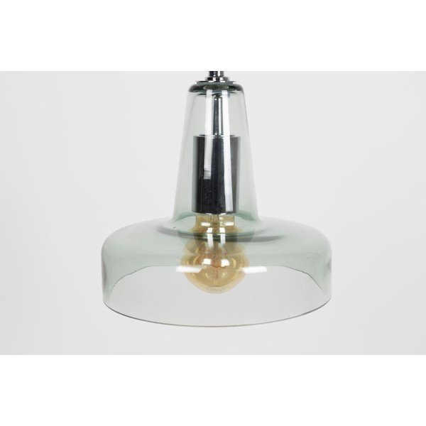 Lampada a sospensione verde con paralume in vetro ø 20 cm Anshin - White Label-image-2