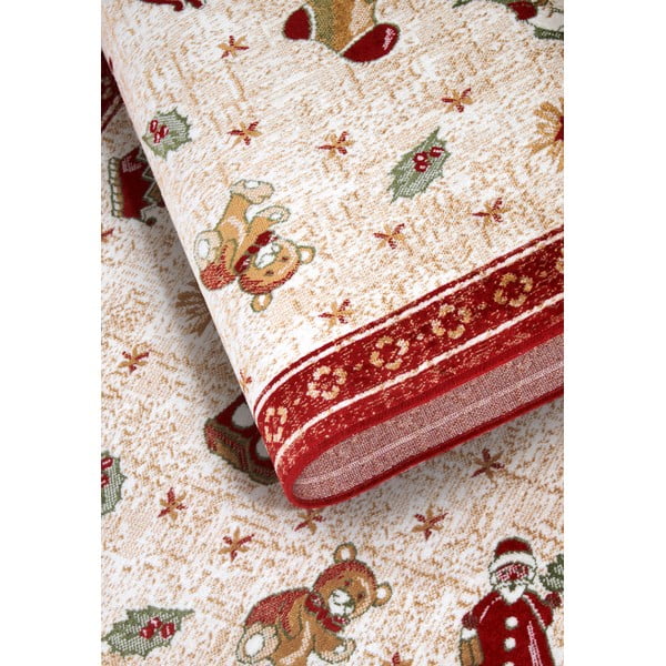 Passatoia rossa natalizia in cotone 80x200 cm Toy's Delight Red Christmas - Villeroy&Boch-image-4