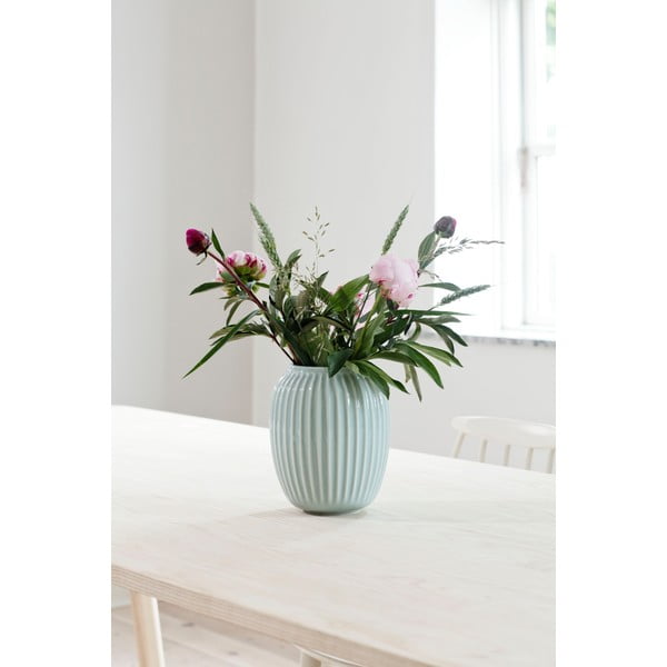 Vaso in ceramica verde/turchese Hammershøi - Kähler Design-image-2