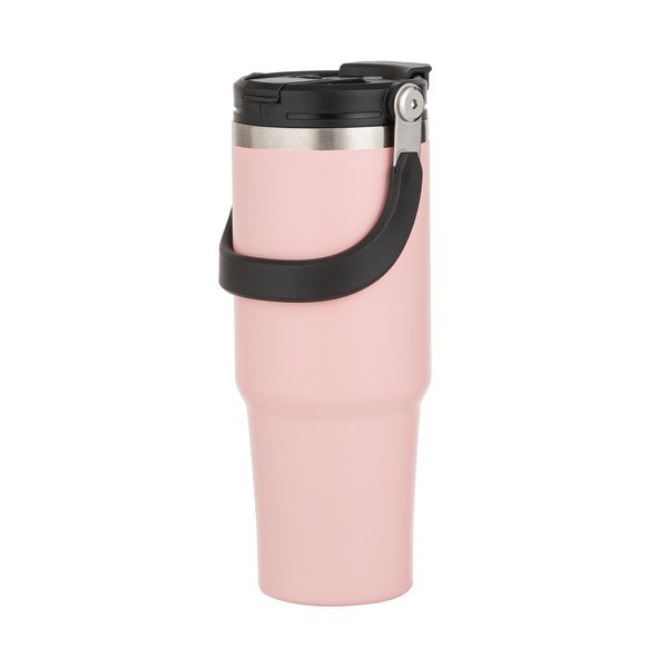 Bottiglia bottiglia da viaggio rosa chiaro in acciaio inox 1 l Eco – Ladelle