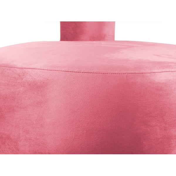 Poltrona in velluto rosa Abrazo - Leitmotiv-image-1