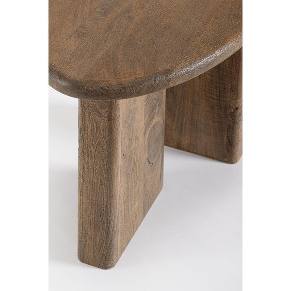 Tavolino da salotto di colore naturale in mango massiccio 45x60 cm Zacatecas – Bizzotto-image-4