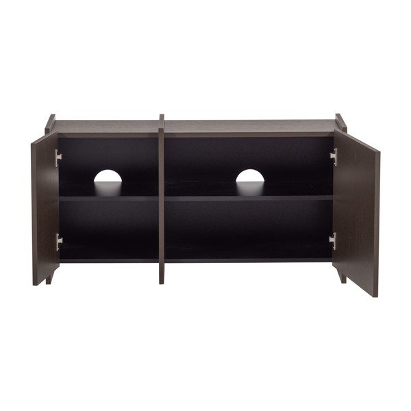 Mobile TV marrone scuro con effetto frassino 102x53x44 cm Brock – WOOOD-image-3