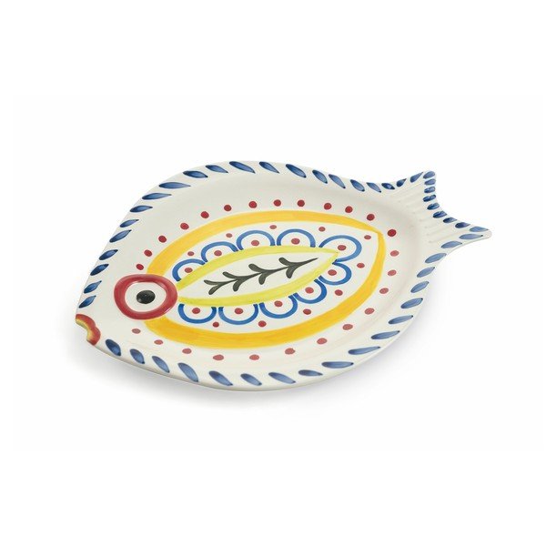 Set di 4 piatti in dolomite a forma di pesce Sashimi Fish - VDE Tivoli 1996-image-1