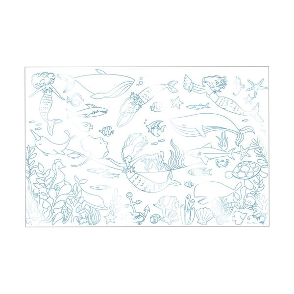 Pagine da colorare Mermaid - Meri Meri-image-2