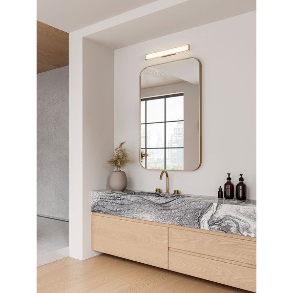 Lampada da parete LED oro opaco in metallo Misty – Nova Luce-image-1