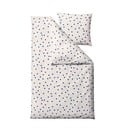 Set copripiumino e federa blu/color crema in raso di cotone per letto singolo 140x200 cm Solaris – Södahl
