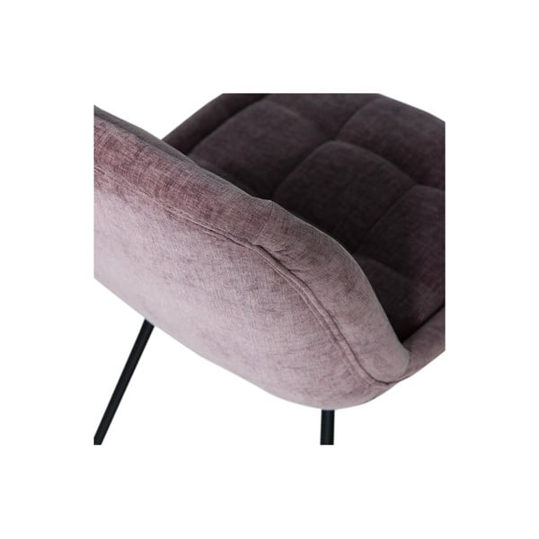 Sedie da pranzo in velluto color lavanda in set di 2 pezzi Crate - BePureHome-image-4