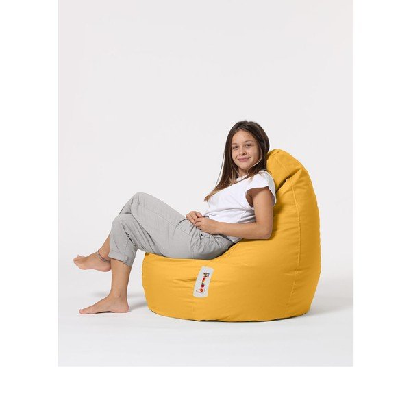 Borsa gialla per sedersi Drop - Floriane Garden-image-2
