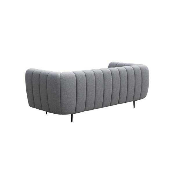 Divano in grigio chiaro 210 cm Shel – Ghado-image-3