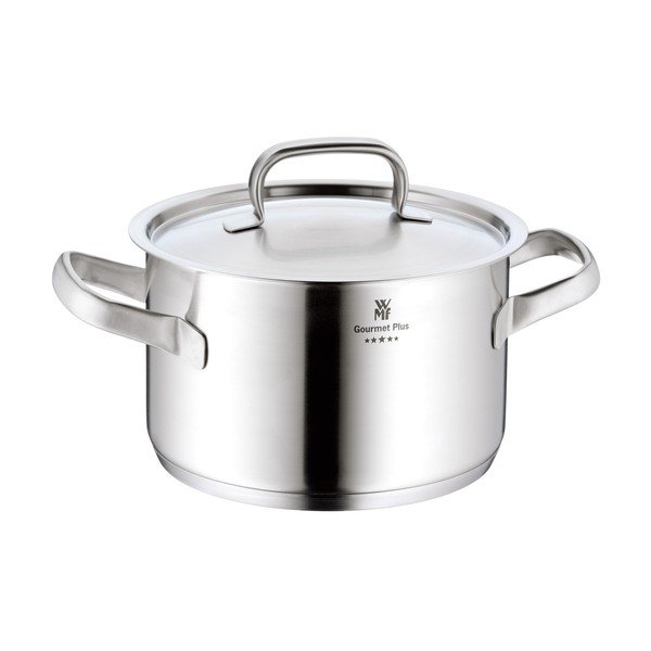 Pentola in acciaio inox con coperchio Cromargan® , ⌀ 20 cm Gourmet Plus - WMF