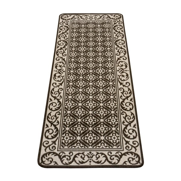 Runner da cucina marrone, 70 x 180 cm Weave Romb - Hanse Home-image-2