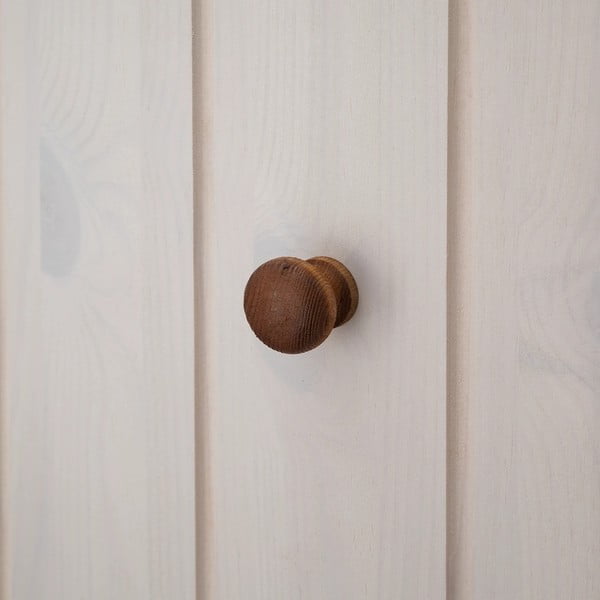 Set di mobili da ingresso bianco in pino massiccio 55x100x2 cm Anita – Støraa-image-4