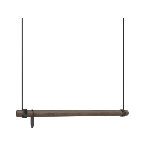 Attaccapanni da parete marrone in rovere massiccio 80 cm Swing M – LIND DNA