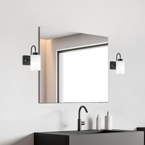 Lampada da parete bianca e nera ø 10 cm Duzsuz – Opviq lights-image-3