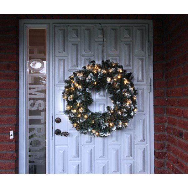 Ghirlanda luminosa verde Canada, ø 70 cm Edmonton - Star Trading