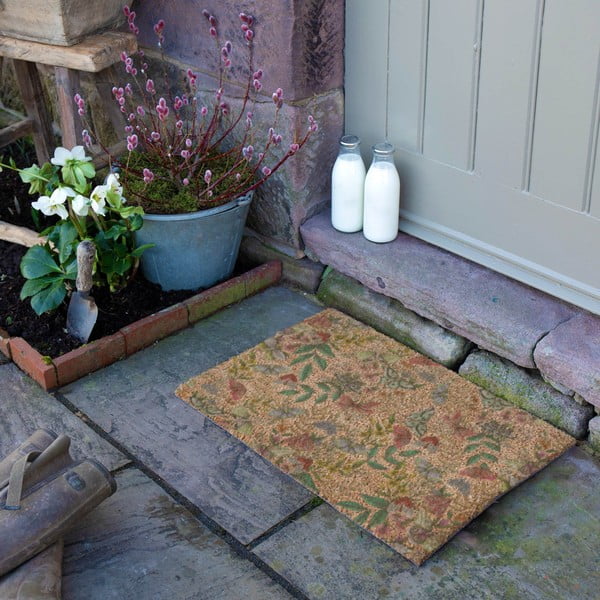 Zerbino in fibre di cocco 40x60 cm Midnight Garden x Celia Battaini – Artsy Doormats-image-2