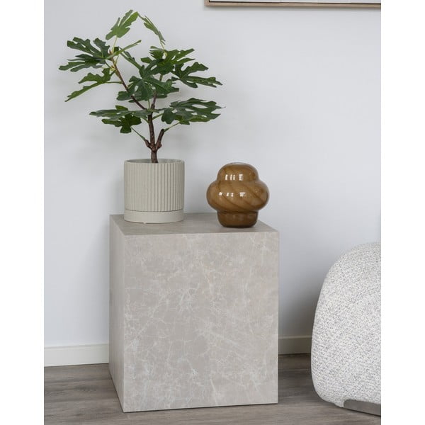 Tavolino in marmo 40x40 cm Prague - House Nordic-image-1