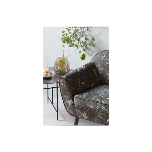 Tavolino nero con piano in porcellana , ⌀ 60 cm Vida - WOOOD-image-3