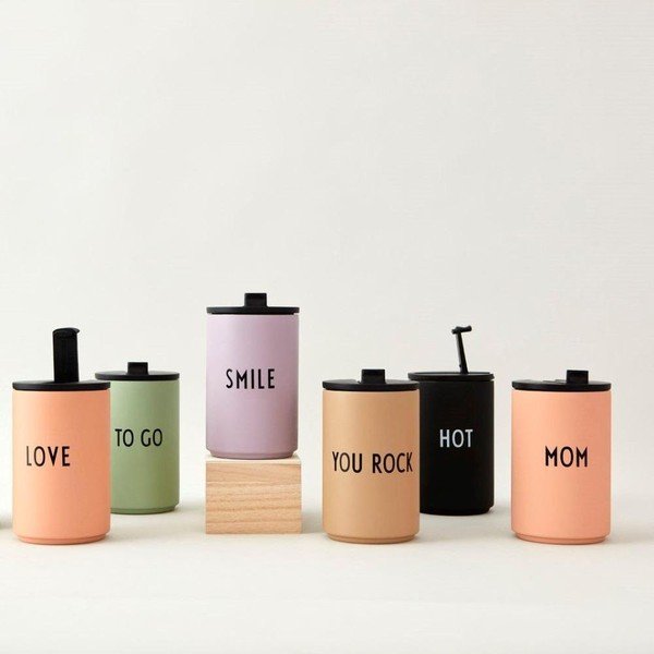 Tazza termica beige da 350 ml You Rock - Design Letters-image-2