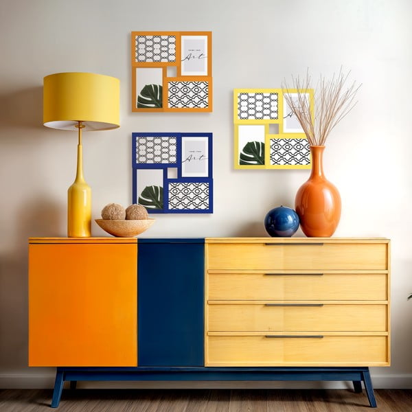 Cornice blu scuro da appendere 27x27 cm – knor-image-1