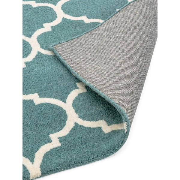 Tappeto in lana blu tessuto a mano 80x150 cm Albany - Asiatic Carpets-image-4