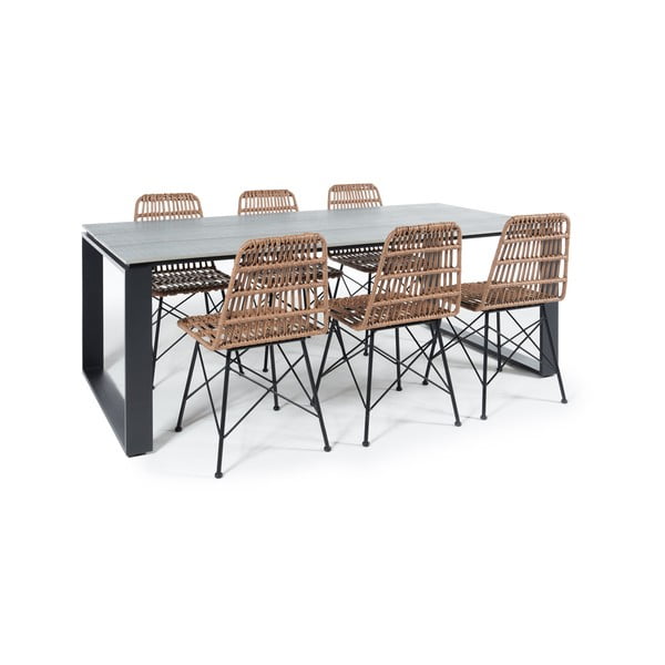 Set di mobili da giardino con tavolo Strong e sedie Gabriela Strong & Gabriela - Bonami Selection