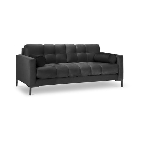Divano in velluto grigio scuro Bali - Cosmopolitan Design-image-2