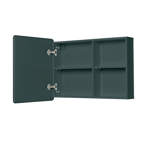 Mobile bagno sospeso verde scuro con specchio 80x58 cm Color Bath - Tom Tailor-image-3