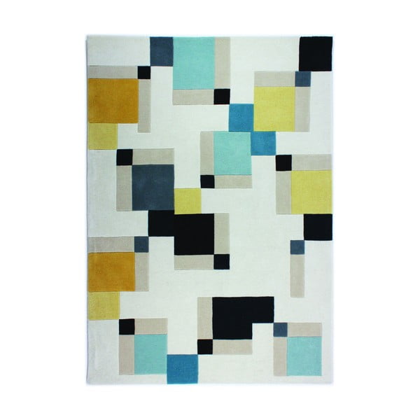 Tappeto in lana 80x150 cm Illusion Abstract - Flair Rugs