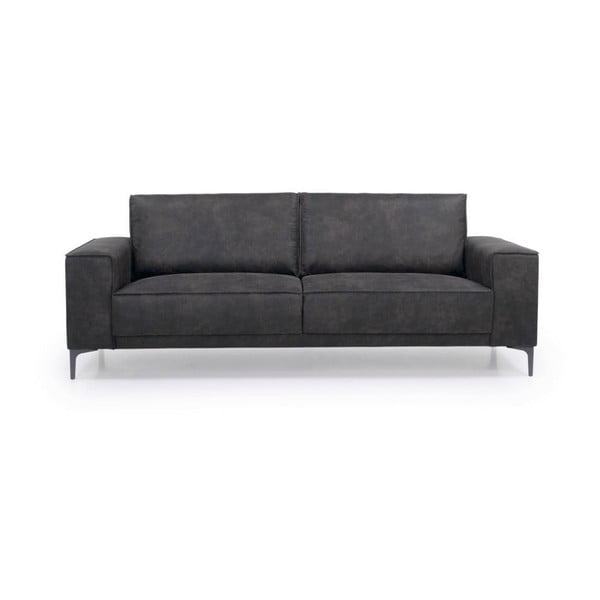 Divano in similpelle antracite 224 cm Copenhagen - Scandic