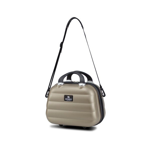 Valigetta da viaggio da donna in oro My Valice SMART BAG RESSNO Make Up & Hand Suitcase - Myvalice-image-1