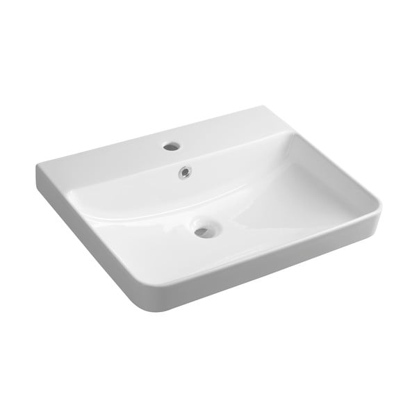 Lavabo bianco in ceramica 60x48 cm Neron – Sapho