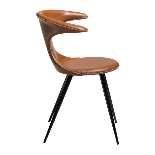 Sedia in similpelle marrone Flair - DAN-FORM Denmark-image-3