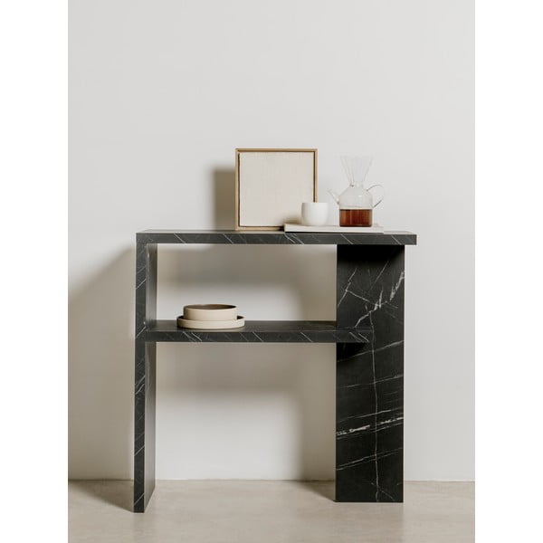 Tavolo consolle nero 30x80 cm Dante - Really Nice Things-image-1