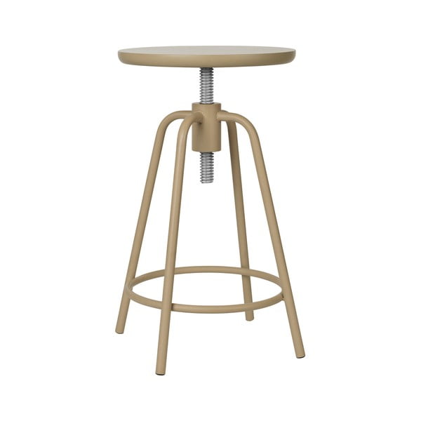 Sedia girevole beige, altezza 45 cm Around - Blomus